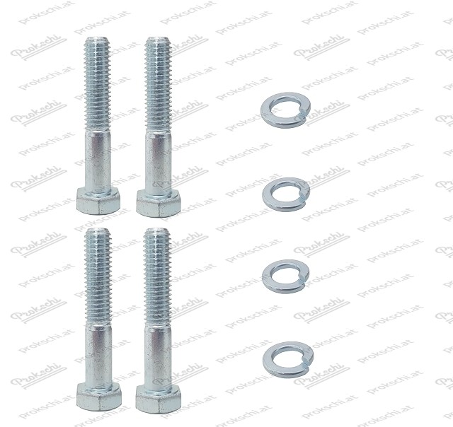 Set of screws for drivers/shock absorbers Fiat 500 / Fiat 126 / Fiat 600 / Puch 500 with Fiat gearbox