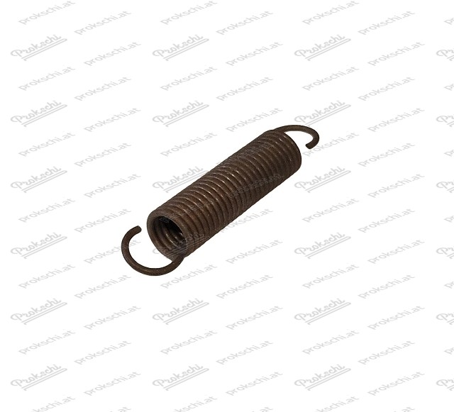 Tension spring, e.g. for the upper engine compartment lid on Steyr Puch Haflinger