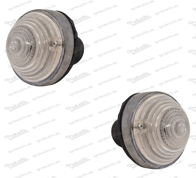 Indicator lights with aluminum base at the front, Fiat 500 N/D/Giardiniera