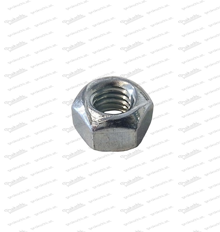 Hexagon nut M6 galvanized - for Puch headlight adjustment screws