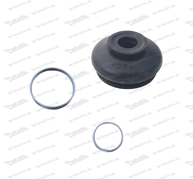 Dust boot (CR) for track rod end, with retaining rings