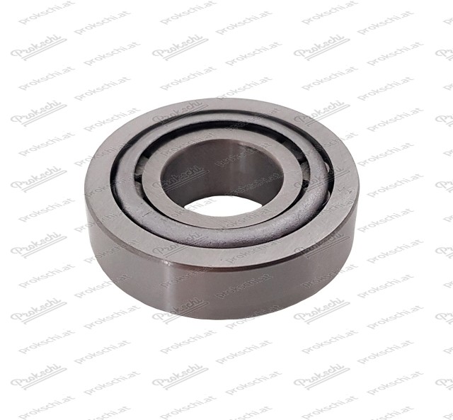 Roller bearing for steering worm in steering gear and front wheel outside