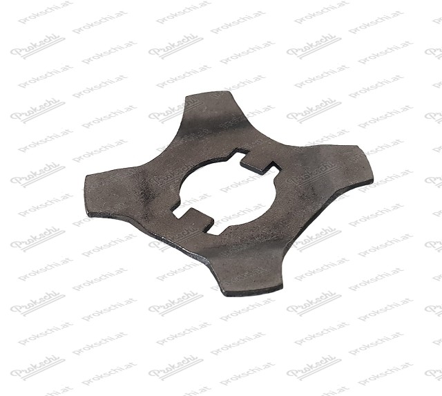 Locking plate for rear axle central nut on Fiat gearbox