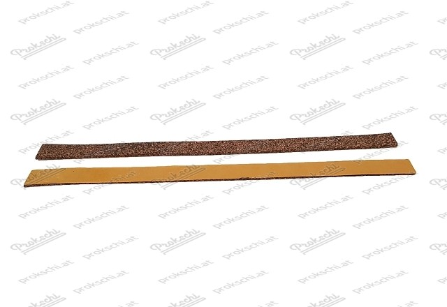 Cork sealing profile, self-adhesive for fuel tank straps / petrol tank straps