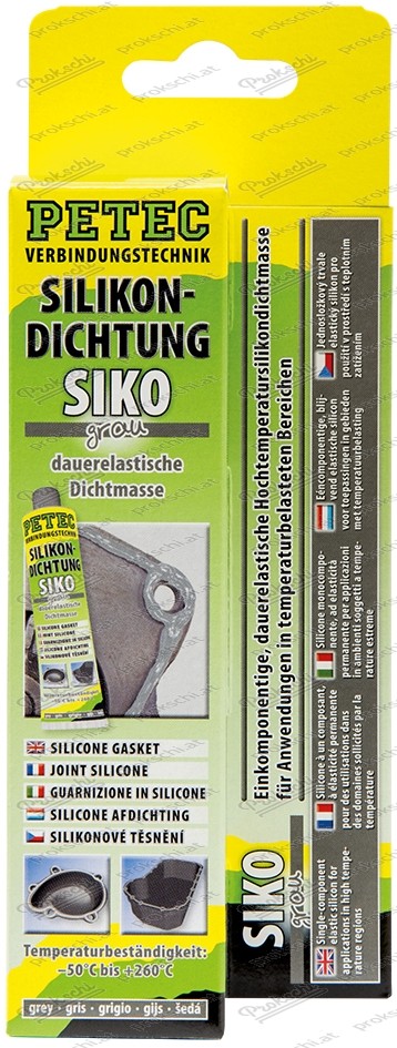 silicone seal, permanently elastic - gray 70ml