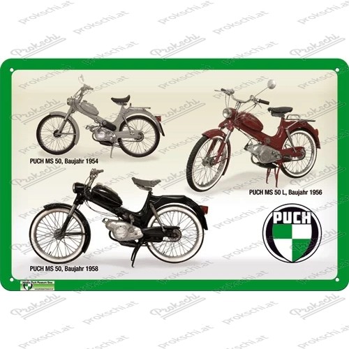 Puch MS 50 - Stangl-Puch - metal sign - 20x30cm