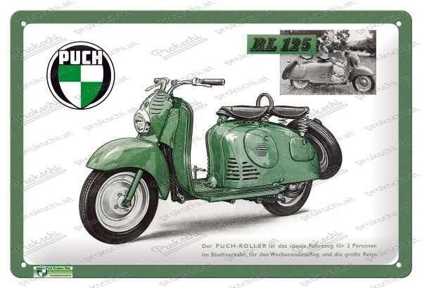  Puch - Roller RL 125 - metal sign - 20x30cm