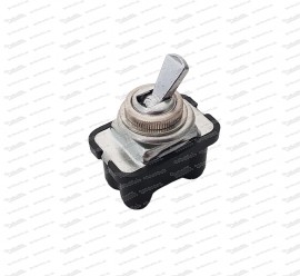 Chrome-plated toggle switch - 2 poles for speedometer lighting