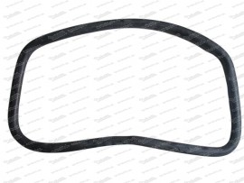 Rear window rubber with groove for trim strip Fiat 500 L