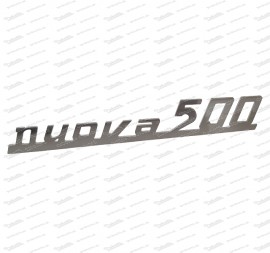 Rear emblem / lettering "Nuova 500", INOX Fiat 500 N/D
