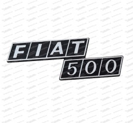 Rear emblem / lettering Fiat 500 F/R (plastic)