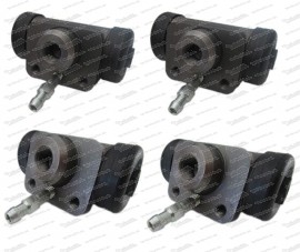 Puch wheel brake cylinder set 2x 15.87 mm / 2x 17.46 mm