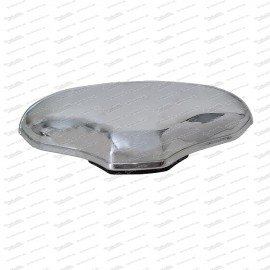 License plate light, chrome-plated aluminium