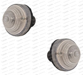 Indicator lights with aluminum base at the front, Fiat 500 N/D/Giardiniera