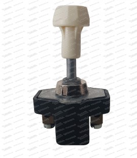 Puch pull switch for windscreen wipers, ivory