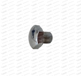 Chrome bolt for hub cap M10x1,25 with washer