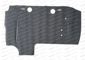 Rubber trunk mat, Fiat 500 F / L / R / G / S