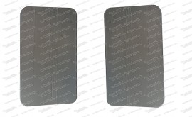 Set of door panels, black Fiat 500 F 