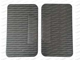 Set of door panels, black Fiat 500 L 