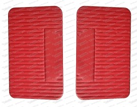 Set of door panels, red Fiat 500 L 
