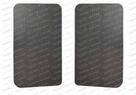 Set of door panels, black Fiat 500 R 