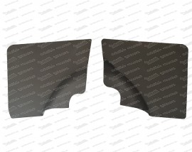 Set of rear side panels, black, Fiat 500 F / R 