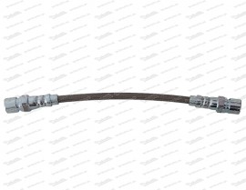 Rear steel braided brake hose Fiat 500 F / L / R / 126 / 126 BIS - long nipple - M10 x 1.25 - F-flare