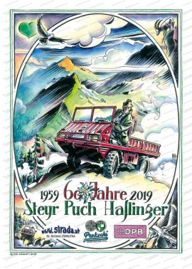 60 years Haflinger Poster 70x50