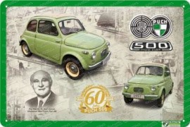 Puch 500 - 60th anniversary - metal sign