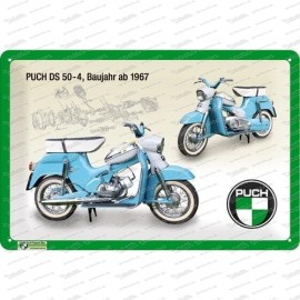 Puch DS 50-4 – tin sign – 20x30cm