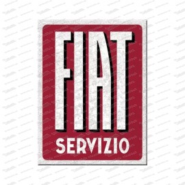 Fiat Servizio - fridge magnet