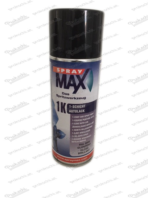 Spraymax 1K Decklack RAL 9005 glänzend