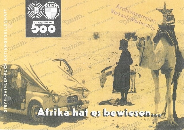 Puch 500 - Afrika hat es bewiesen