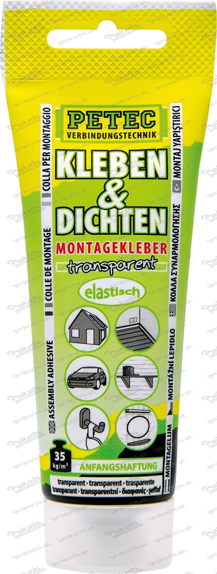 Kleben & Dichten Montagekleber transparent - 80 ml Tube