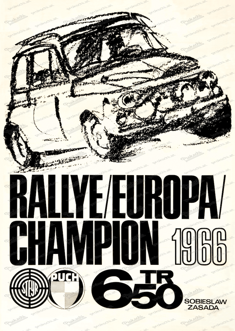 Steyr Puch 650 TR Poster, 70x50cm