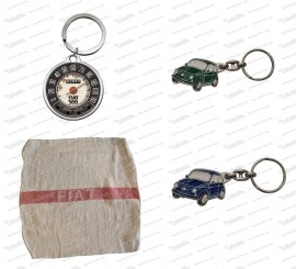 Geschenkset Fiat Schlüsselanhänger