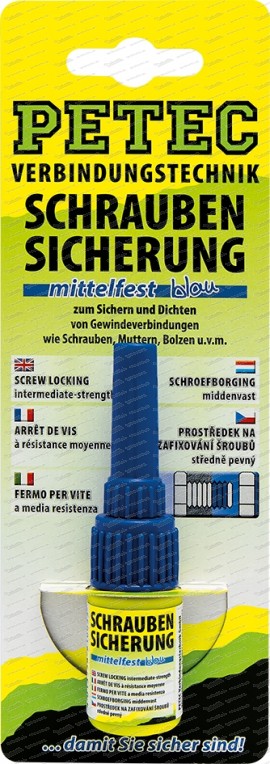 Schraubensicherung - mittelfest - 5 g Flasche SB-Karte