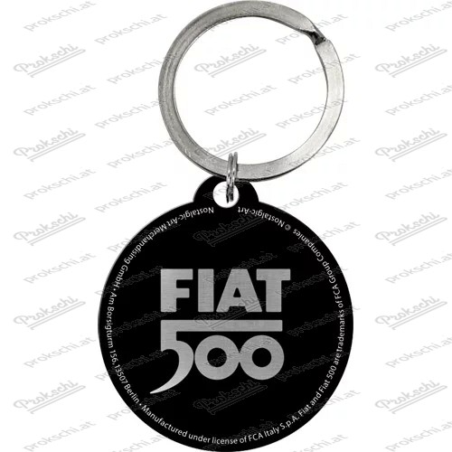 Fiat 500 - tachimetro - portachiavi tondo