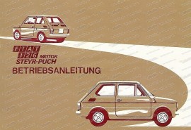 Istruzioni per l'uso Fiat 126 con Puch Engine (tedesco)