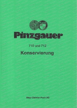 Steyr Puch Pinzgauer 710 M, 712 M, 710 K, 712 K, piani di conservazione (tedesco)