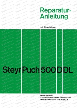 Istruzioni per la riparazione Steyr Puch 500 D / DL (tedesco)