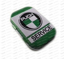 Puch Service Blechdose mit Mintbonbons 4 x 6 x 1,6cm