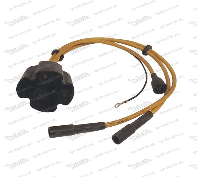 Jeu de câbles d'allumage en silicone avec protection contre les projections d'eau Fiat 500 / 126